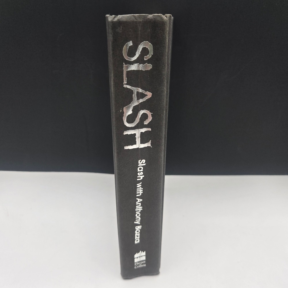 Slash Autobiography Anthony Bozza Hardcover Book Guns N Roses Rock Memoir Black